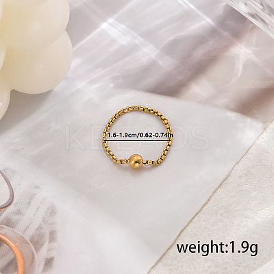 201 Stainless Steel Classic Roman Numeral Rings YL1527-2-1