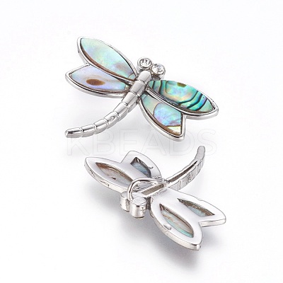 Abalone Shell/Paua Shell Pendants SSHEL-L008-71P-1