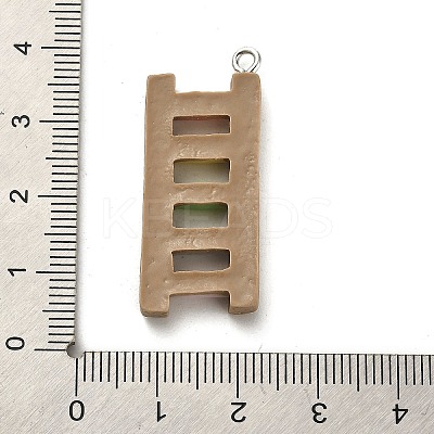 Opaque Resin Pendants LS-RESI-M036-03-1