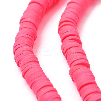 Handmade Polymer Clay Beads Strands CLAY-R089-8mm-Q073-1