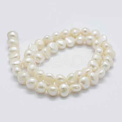 Natural Cultured Freshwater Pearl Beads Strands PEAR-K004-11A-1