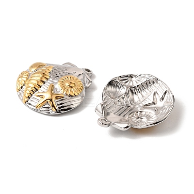 304 Stainless Steel Pendants STAS-Z145-02GP-01-1