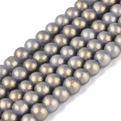 Baking Paint Glass Pearl Beads Strands DGLA-ZX001-05B-07-1