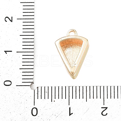 Birthday Brass Enamel Pendants KK-C162-096G-1