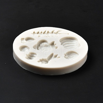 DIY Autumn Ornament Food Grade Silicone Molds DIY-G054-B02-1