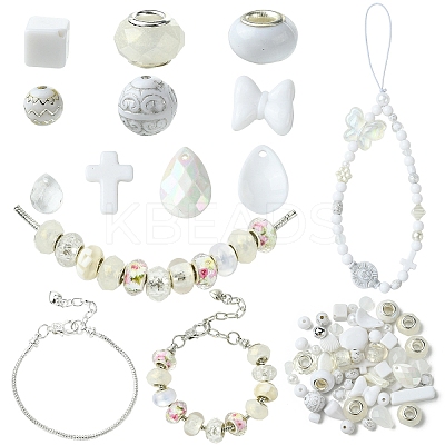 DIY Brass European Style Bracelets Making Kits DIY-YW0012-54-1