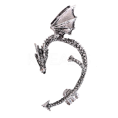 Alloy Dragon Cuff Earrings DRAG-PW0001-75AS-1