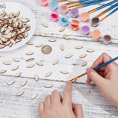 100Pcs Horse Eye Unfinished Wooden WOOD-WH0124-122B-1