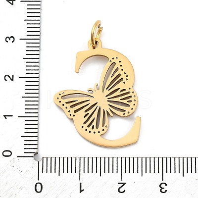 Ion Plating(IP) 201 Stainless Steel Pendants STAS-N103-184G-S-1