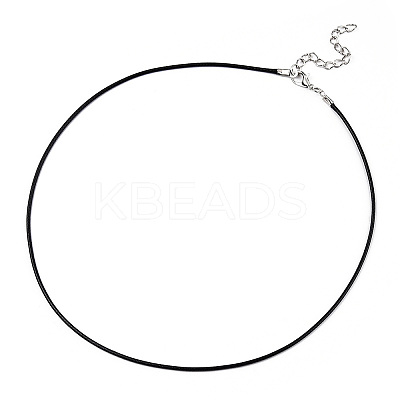Braided Waxed Cotton Cord Necklace Making MAK-YWC0001-01P-M2-1