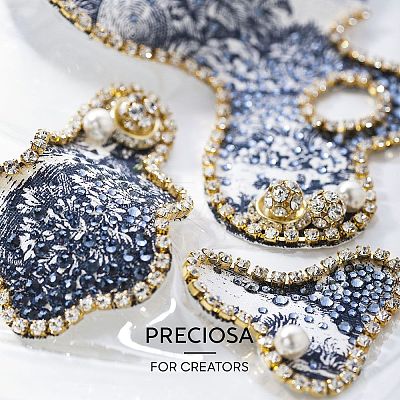 Preciosa® MAXIMA Crystal Round Stones Y-PRC-RBSS39-50010-1