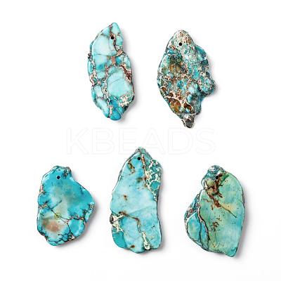 Natural Regalite/Imperial Jasper/Sea Sediment Jasper Pendants G-F590-08C-1