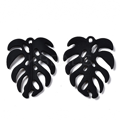 Spray Painted Alloy Pendants PALLOY-T077-116A-RS-1