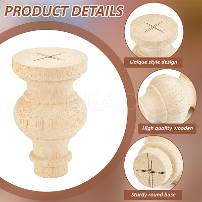 Wood Furniture Legs DIY-WH0888-582A-1