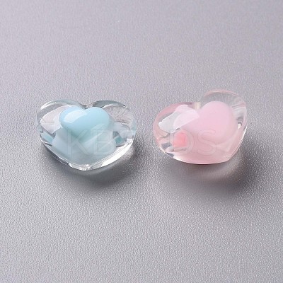 Transparent Acrylic Beads TACR-S152-08A-1
