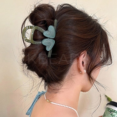 Plastic Claw Hair Clips PW-WGEF724-04-1