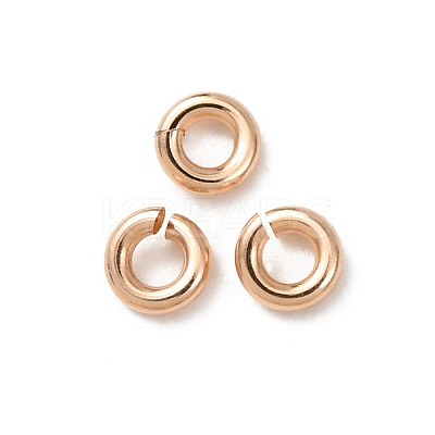 1/20 14K Gold Filled Open Jump Rings KK-G164-05G-02-1