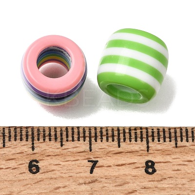 Opaque Resin European Beads RE-CBA0A57-06-1