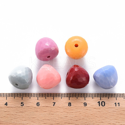 Opaque Acrylic Beads MACR-S373-10A-1