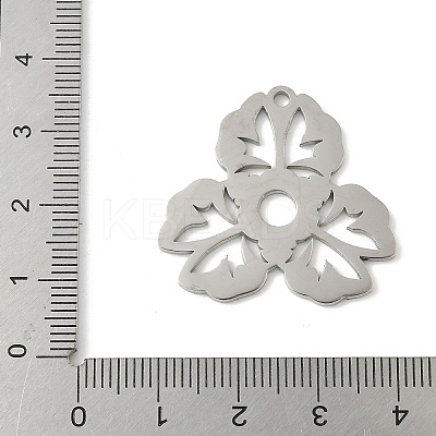304 Stainless Steel Pendants STAS-V016-17P-1