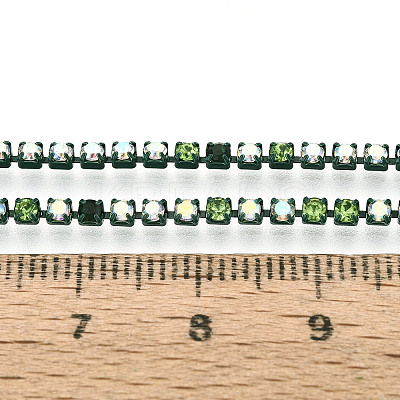 Iron Rhinestone Cup Chains CH-T007-02A-02-1
