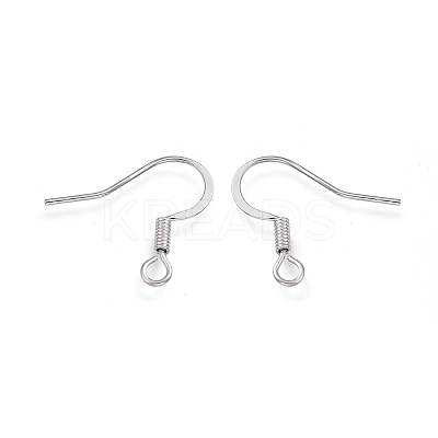 Brass Earring Hooks KK-H102-01P-1