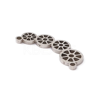 Non-Tarnish 201 Stainless Steel Connector Charms LS-STAS-G293-01P-1