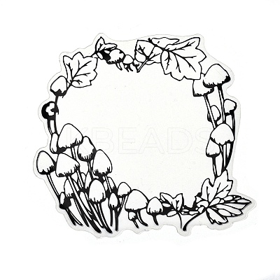 10Pcs 10 Styles Vintage Lace Waterproof PET Stickers Sets DIY-M066-05F-1