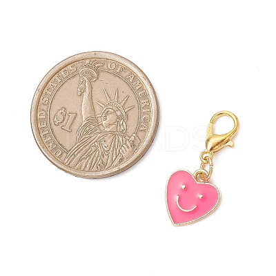 Alloy Enamel Pendant Decorations HJEW-JM03896-1