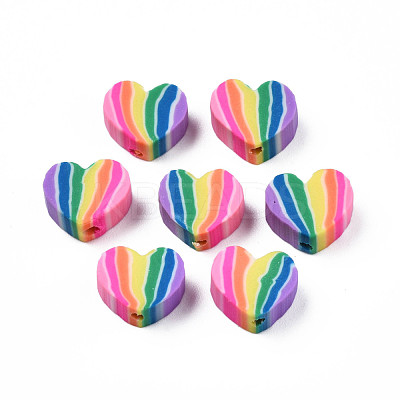 Handmade Polymer Clay Beads CLAY-Q252-01-1