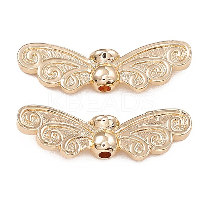 Rack Plating Brass Beads KK-G455-04G-1