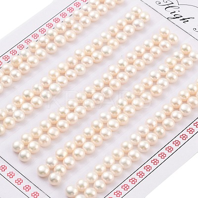 Grade 6A Natural Cultured Freshwater Pearl Beads PEAR-N018-6A-4550A-1