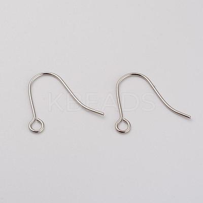 Tarnish Resistant 316L Surgical Stainless Steel Earring Hooks STAS-G229-08P-01-1