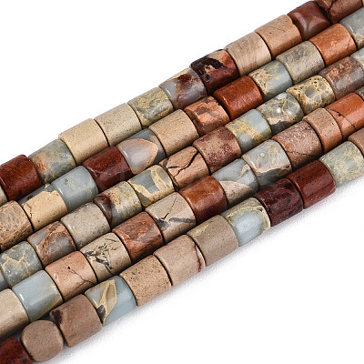 Natural Shoushan Stone Beads Strands G-T141-92B-1