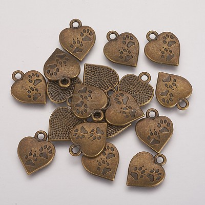 Tibetan Style Alloy Pendants X-TIBEP-409-AB-FF-1