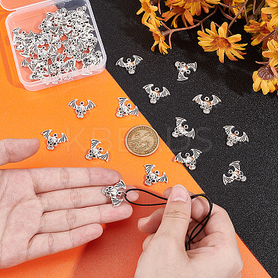 40Pcs Tibetan Style Alloy Pendants FIND-UN0004-23-1