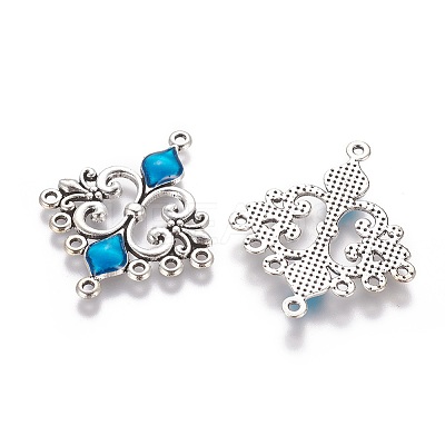 Alloy Enamel Chandelier Component Links LS-X1-ENAM-EA9734Y-4-1