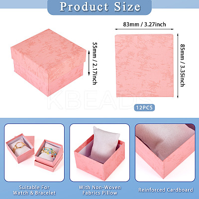 Rectangle Paper Jewelry Gift Boxes CON-TAC0010-91D-1
