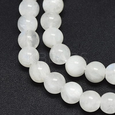 Natural Rainbow Moonstone Beads Strands G-F602-03-8mm-1
