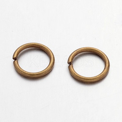 Brass Open Jump Rings JRC8MM-AB-1