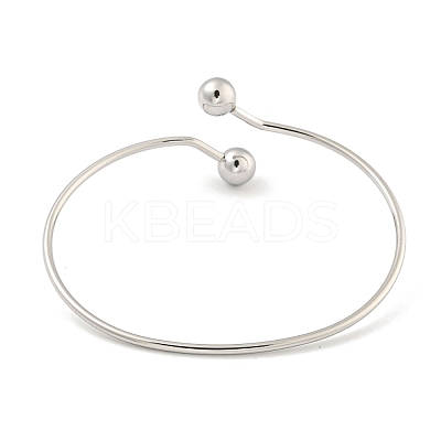 Non-Tarnish 304 Stainless Steel Cuff Bangles BJEW-P331-12P-1