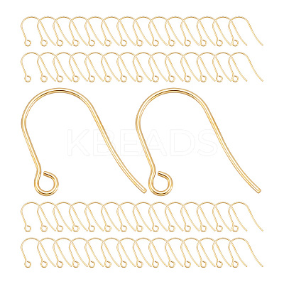 200Pcs 304 Stainless Steel Earring Hooks STAS-UN0058-59G-1