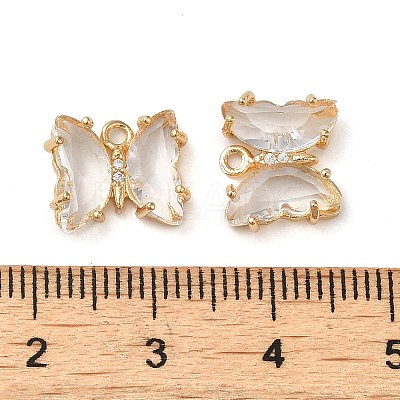 Brass with Glass Pendants FIND-Z020-02O-1