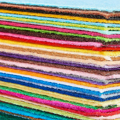 Square Non Woven Fabric Embroidery Needle Felt for DIY Crafts DIY-BC0003-02-1