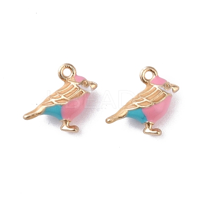 Alloy Enamel Pendants X-ENAM-R149-08A-G-1