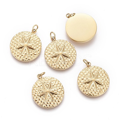 Ion Plating(IP) 304 Stainless Steel Pendants STAS-F256-002G-1