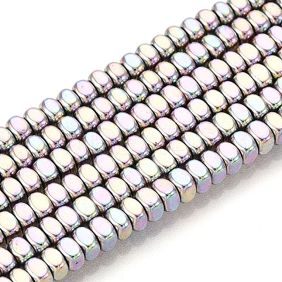 Electroplated Synthetic Non-magnetic Hematite Beads Strands G-T139-61D-1