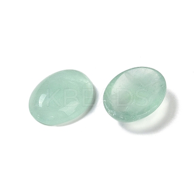 Natural Green Fluorite Cabochons G-B080-01A-33-1