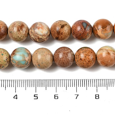Dyed Natural Regalite/Imperial Jasper/Sea Sediment Jasper Beads Strands G-B124-C03-11-1