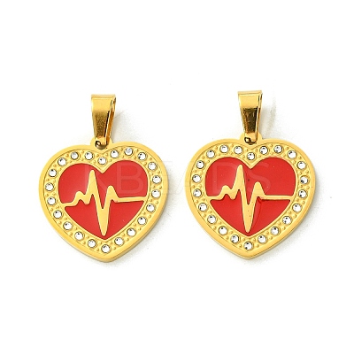 Ion Plating(IP) 304 Stainless Steel Pendants STAS-C101-06G-1